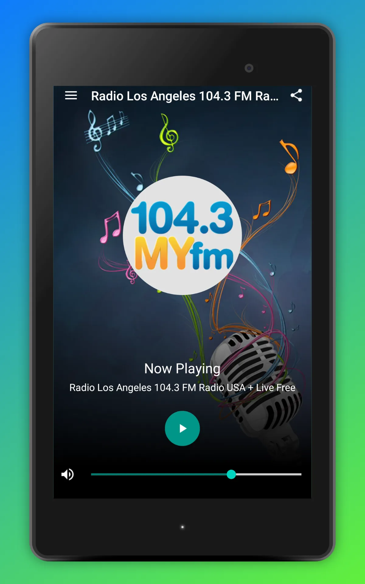 104.3 MY FM Radio Los Angeles | Indus Appstore | Screenshot