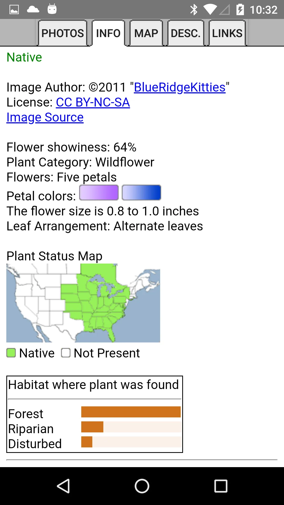 Iowa Wildflowers | Indus Appstore | Screenshot