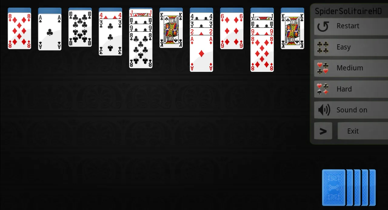 Spider Solitaire HD | Indus Appstore | Screenshot