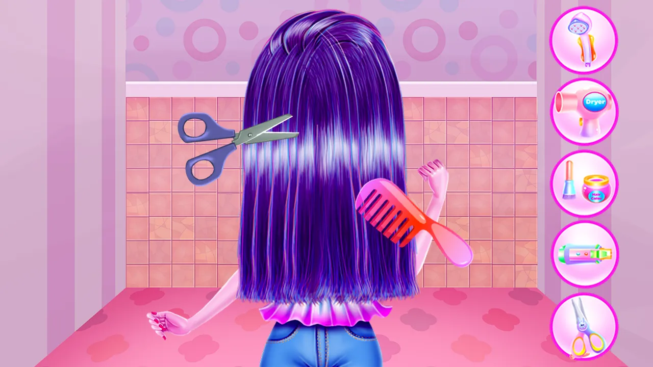 Cosplay Girl Hair Salon | Indus Appstore | Screenshot