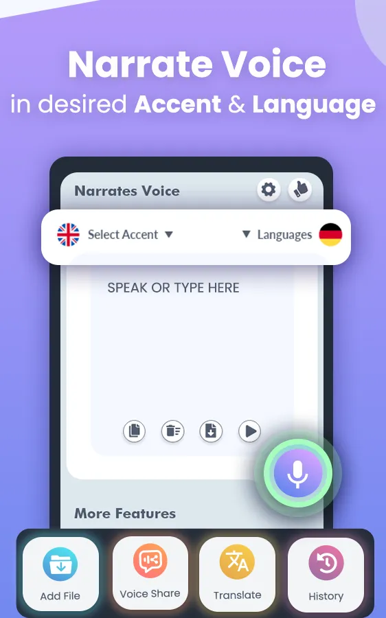 Narrator Voice Text-to-Speech | Indus Appstore | Screenshot