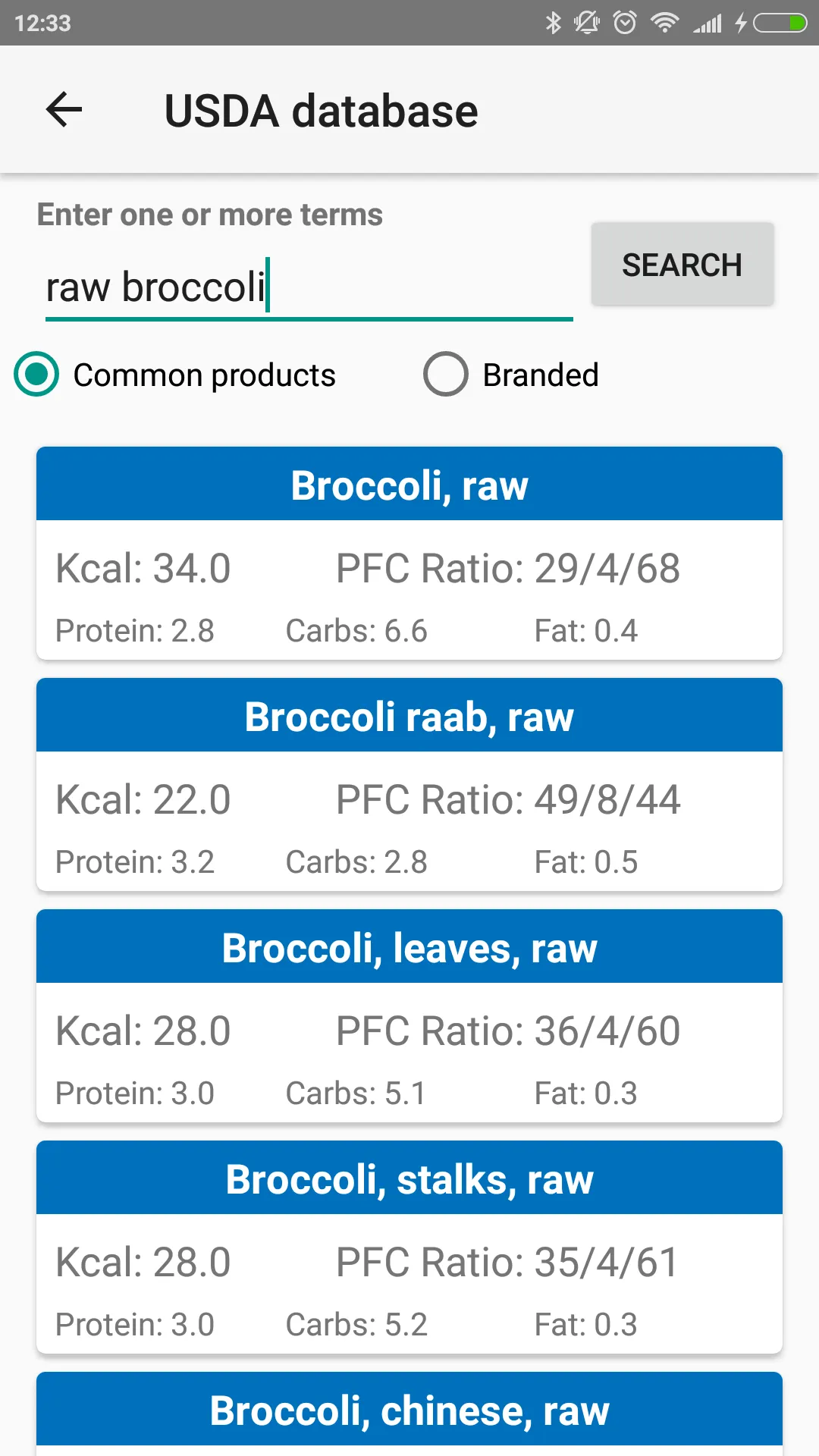 Carbculator | Indus Appstore | Screenshot