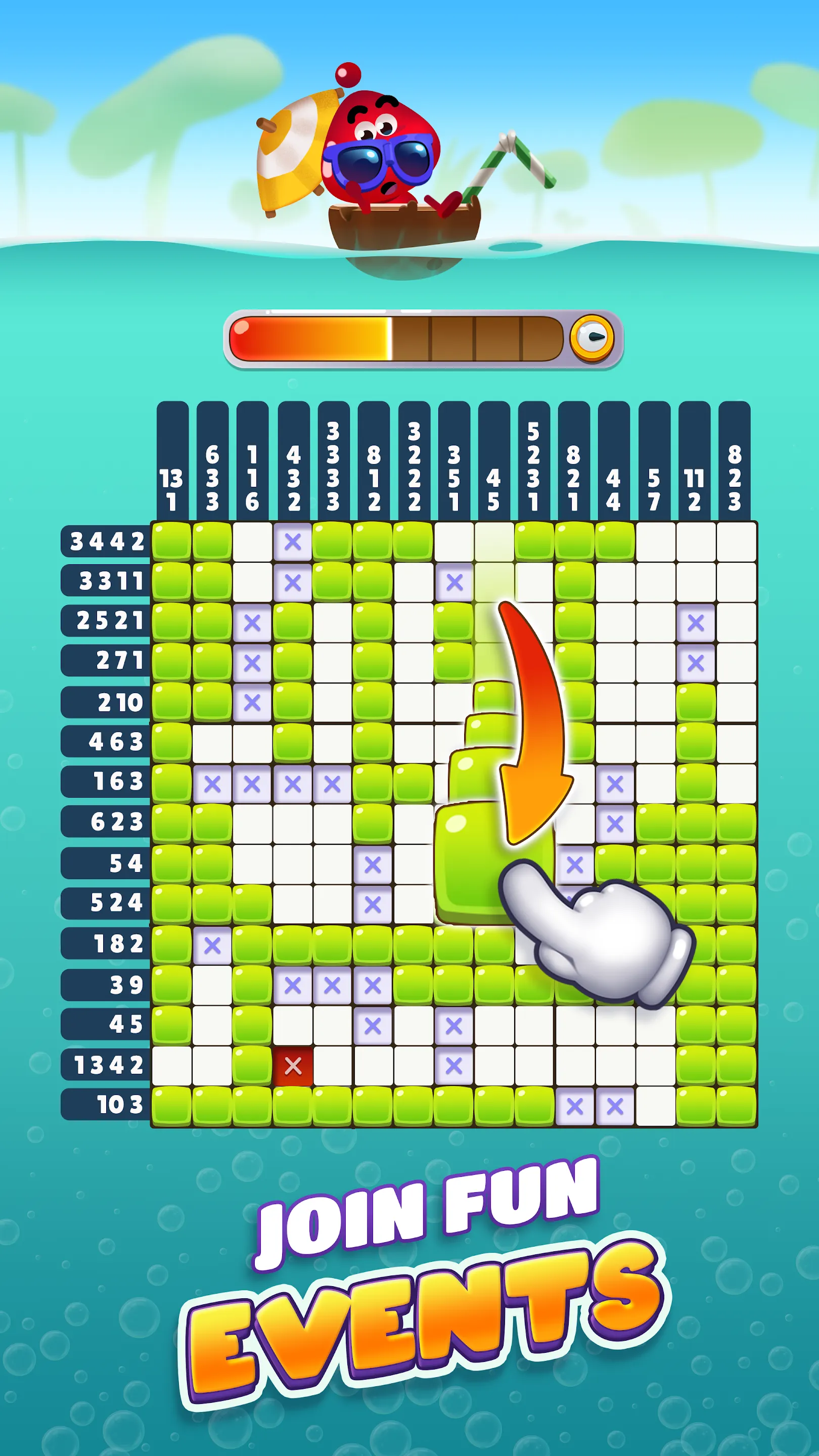 Nono Crossing Picture Nonogram | Indus Appstore | Screenshot