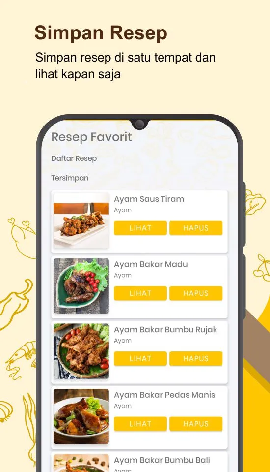 Resep masakan sehari hari | Indus Appstore | Screenshot