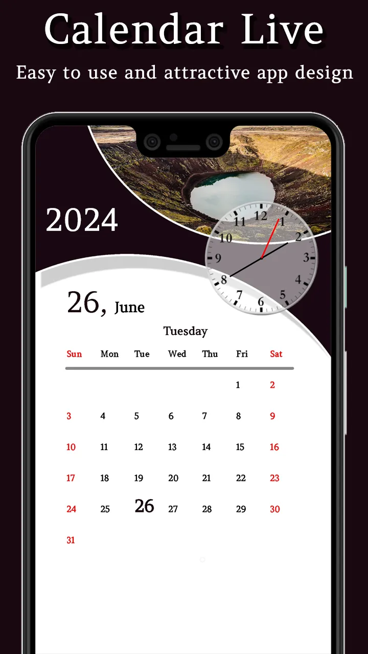 Calendar Live : Live Wallpaper | Indus Appstore | Screenshot