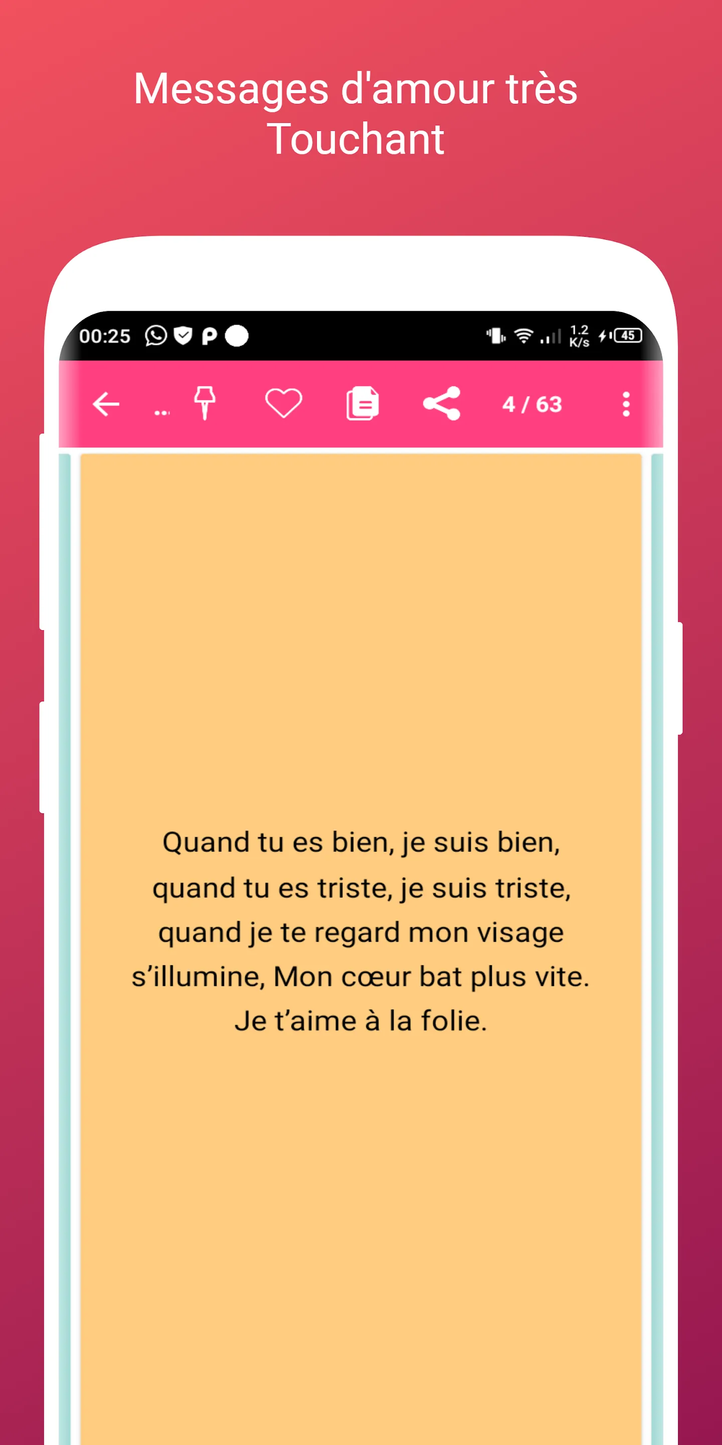 SMS D'amour Très Touchant 2024 | Indus Appstore | Screenshot