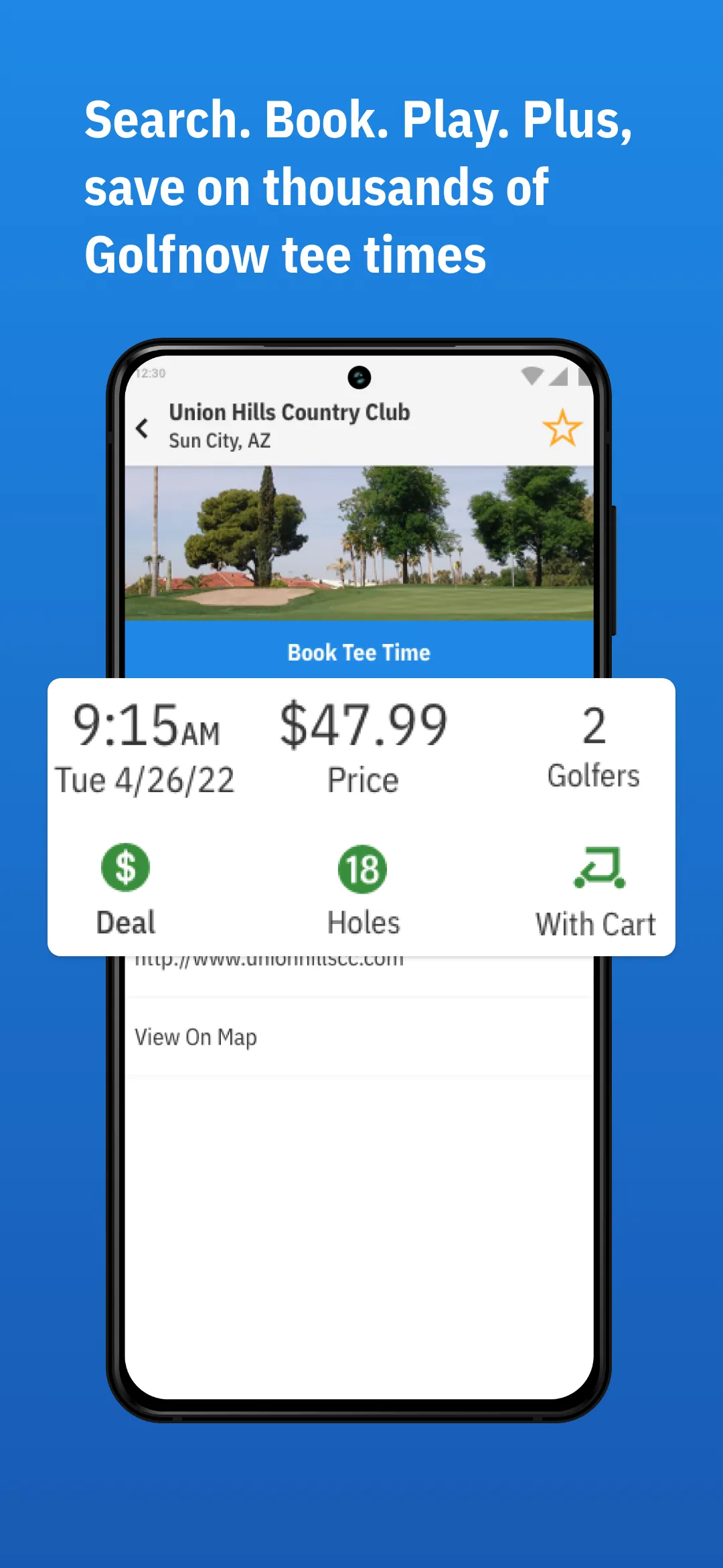 Golfshot Golf GPS RangeFinder | Indus Appstore | Screenshot