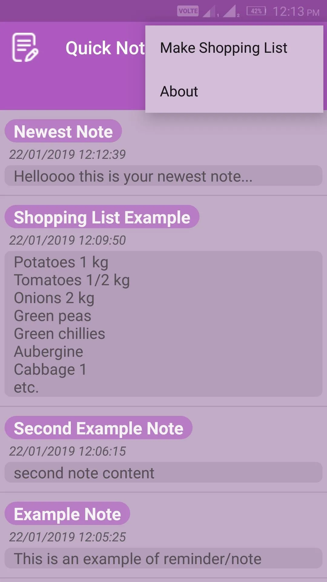 Quick Note - Notes and Lists | Indus Appstore | Screenshot