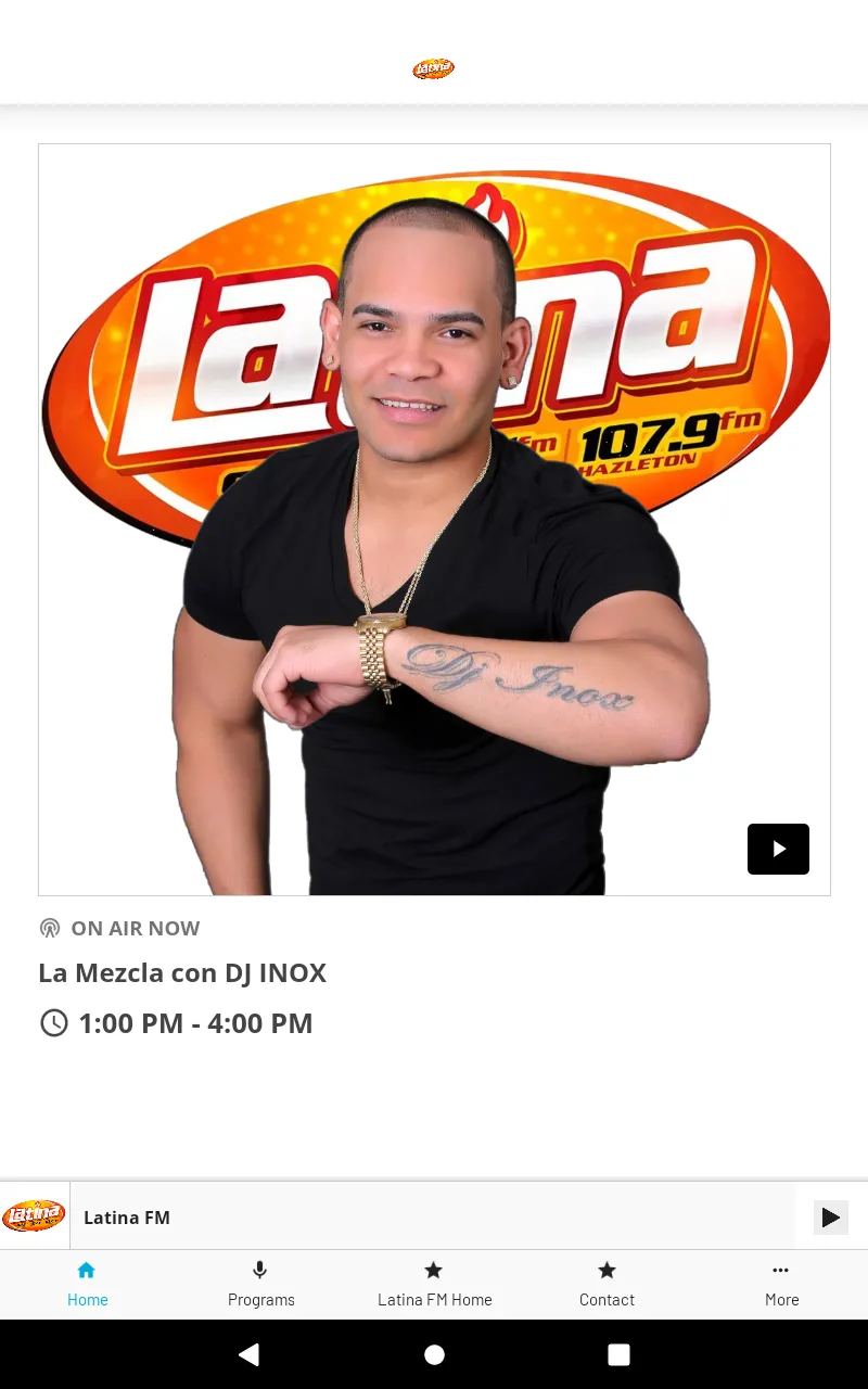 LATINA FM | Indus Appstore | Screenshot