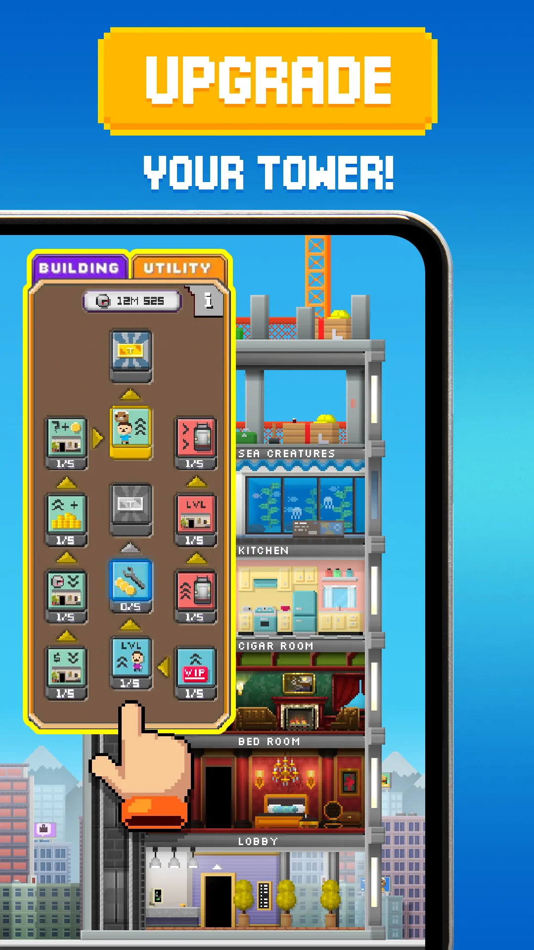 Tiny Tower: Tap Idle Evolution | Indus Appstore | Screenshot