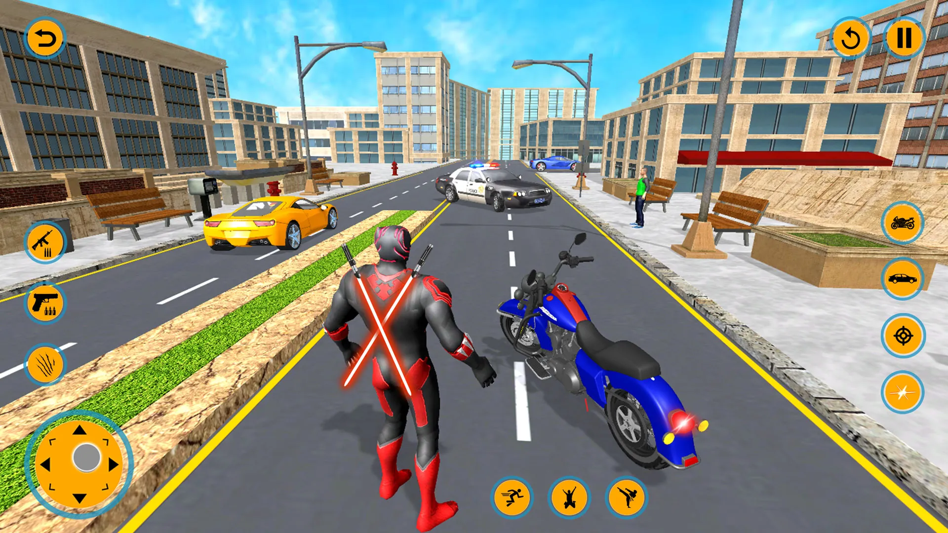 Flying Panther Hero Super city | Indus Appstore | Screenshot