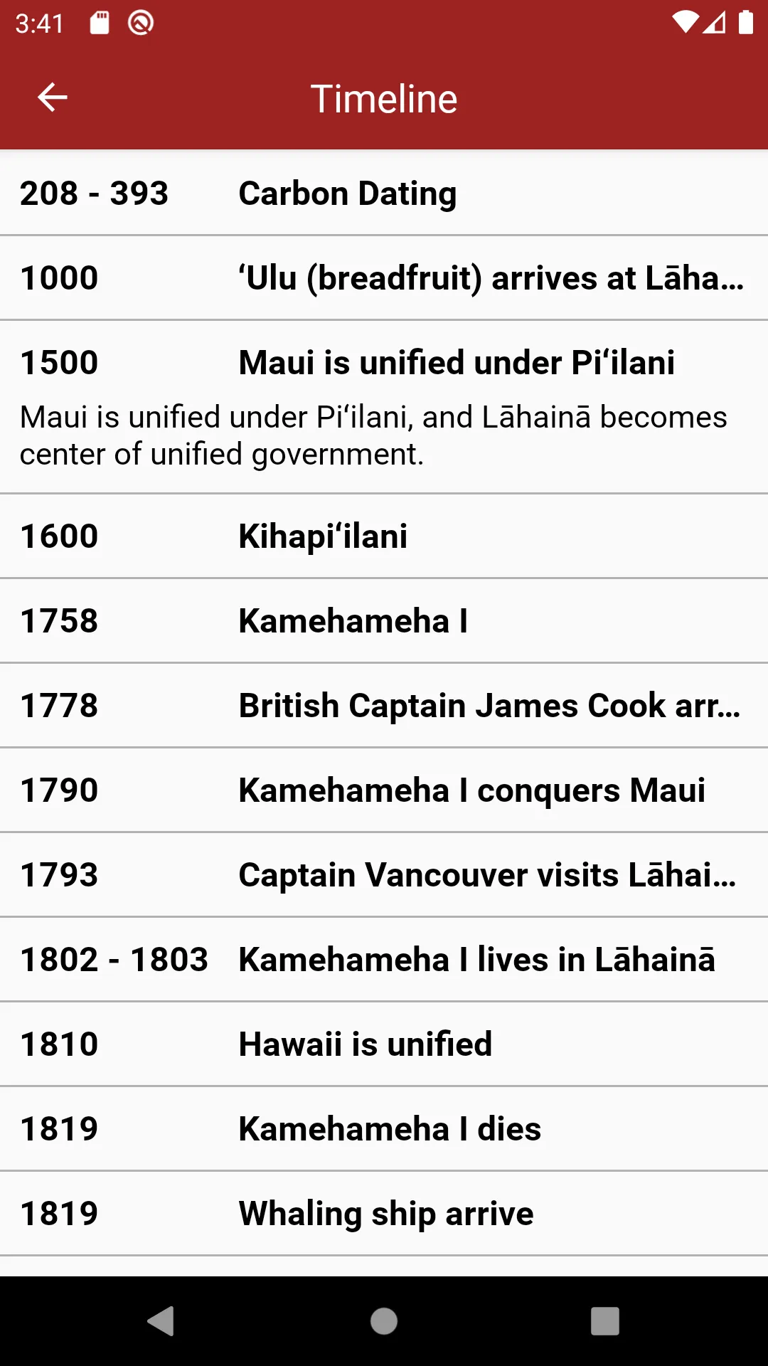 Lāhainā Historic Trail | Indus Appstore | Screenshot