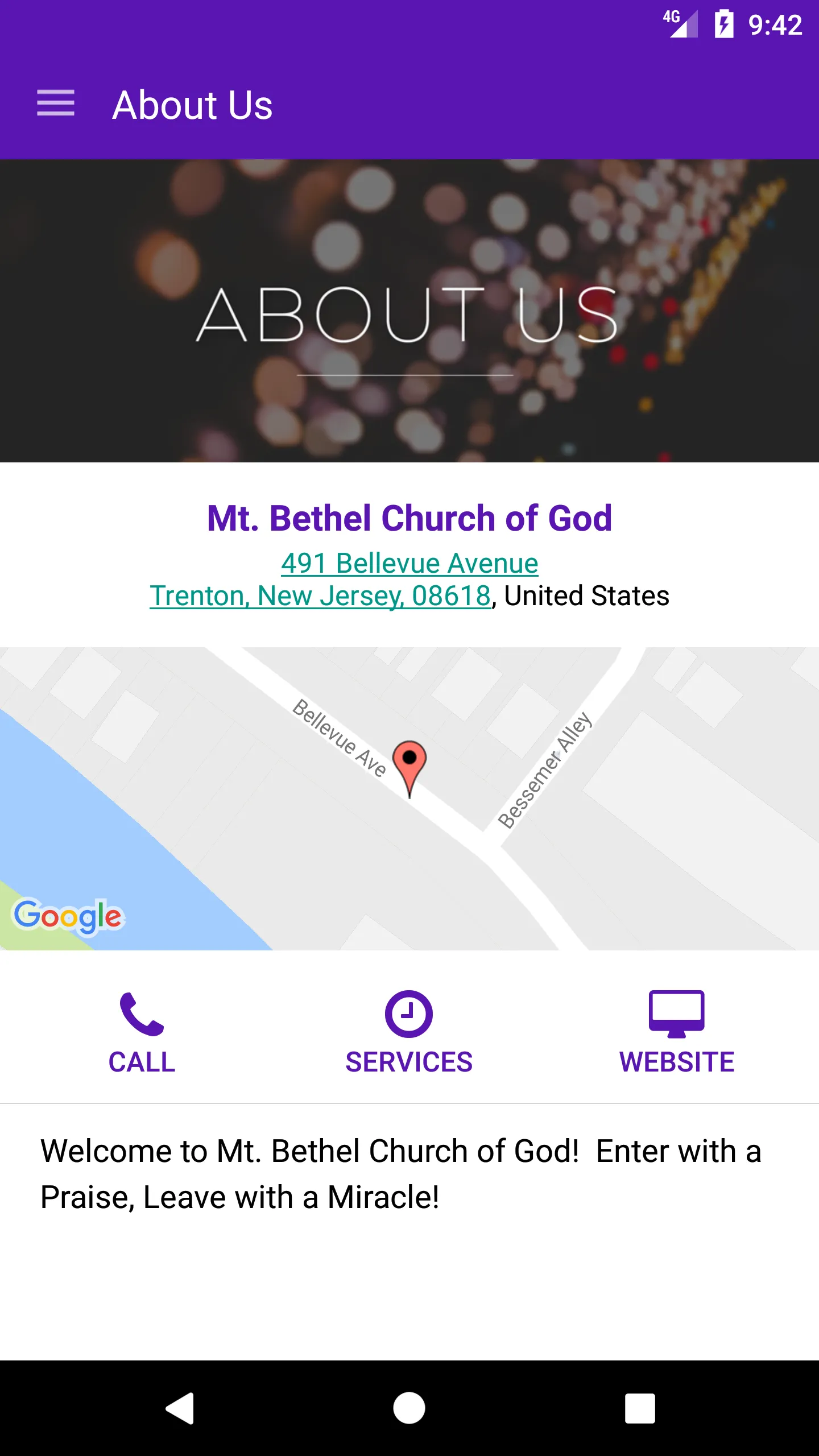 Mt. Bethel Church of God | Indus Appstore | Screenshot