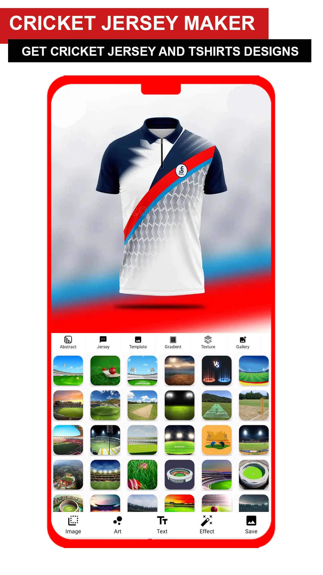 Cricket Jersey Maker | Indus Appstore | Screenshot