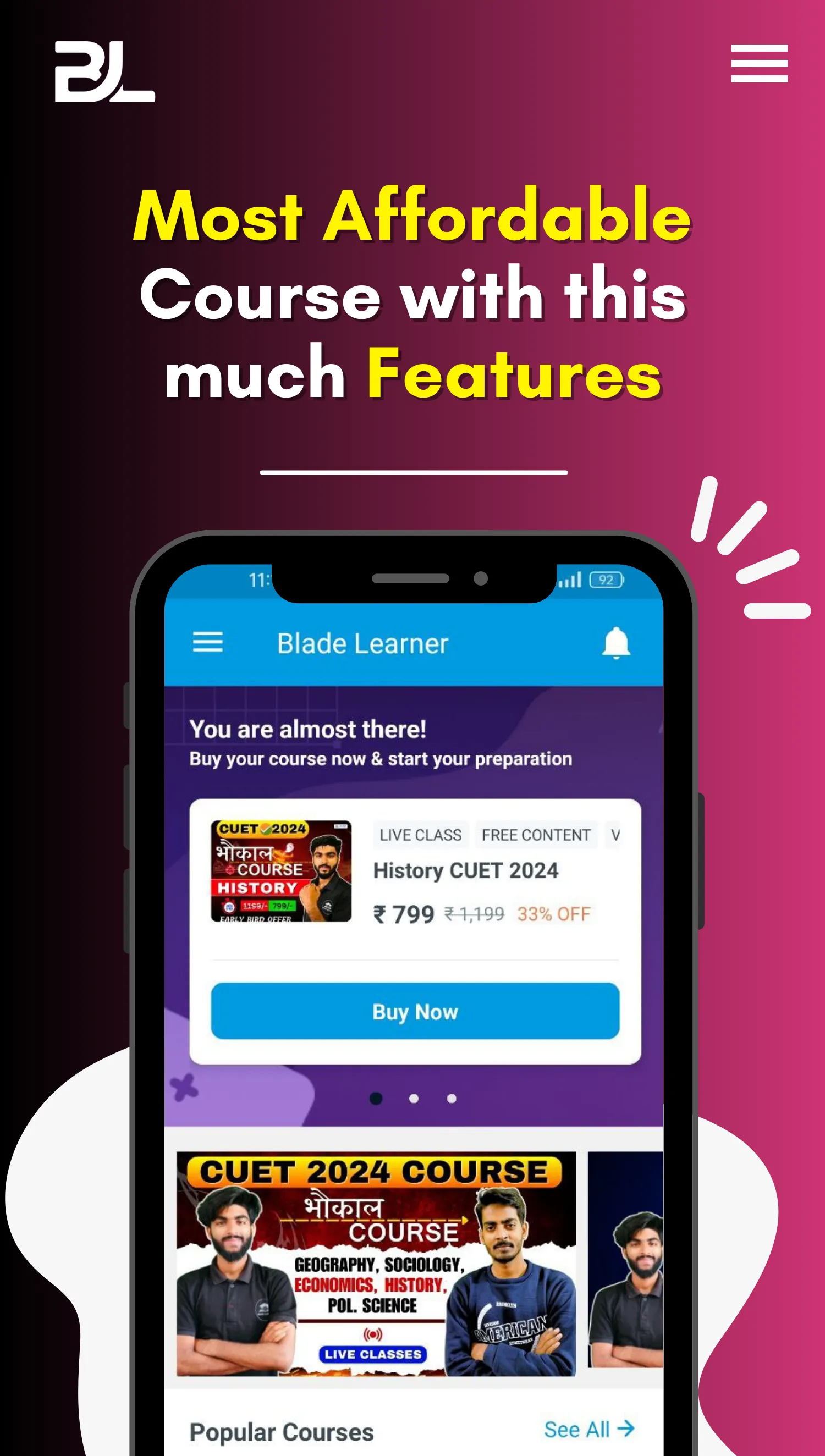 Blade Learner | Indus Appstore | Screenshot