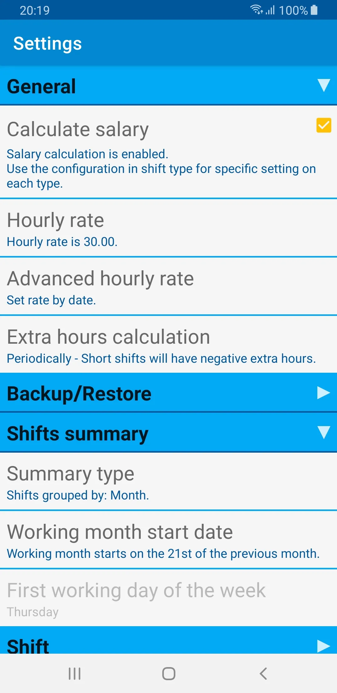 Shift Logger - Time Tracker | Indus Appstore | Screenshot