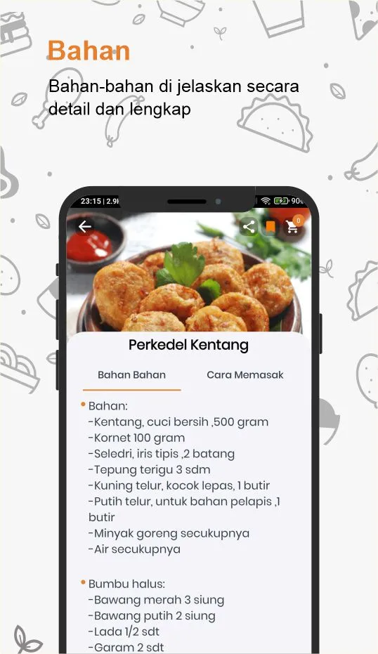 resep gorengan offline | Indus Appstore | Screenshot