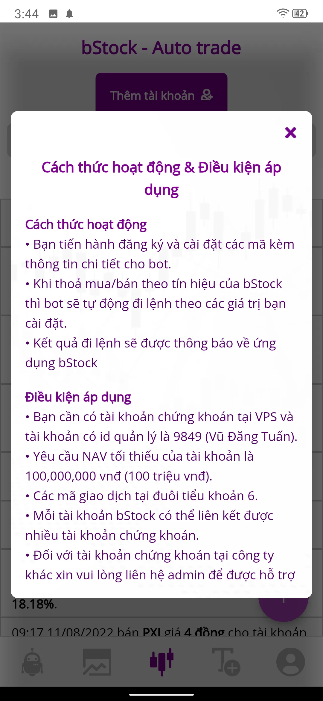 bStock - bot chứng khoán | Indus Appstore | Screenshot