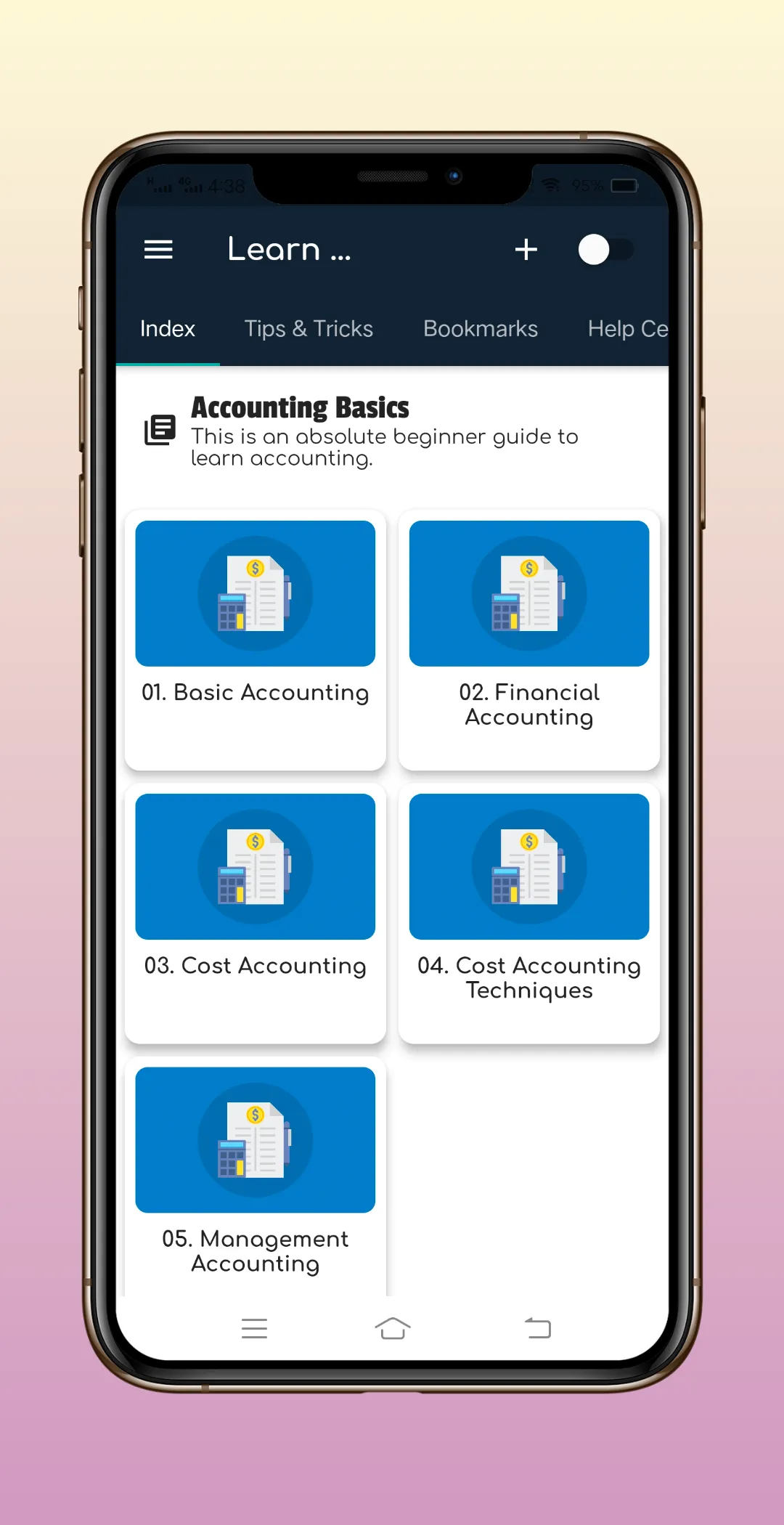 Learn Basic Accounting Offline | Indus Appstore | Screenshot