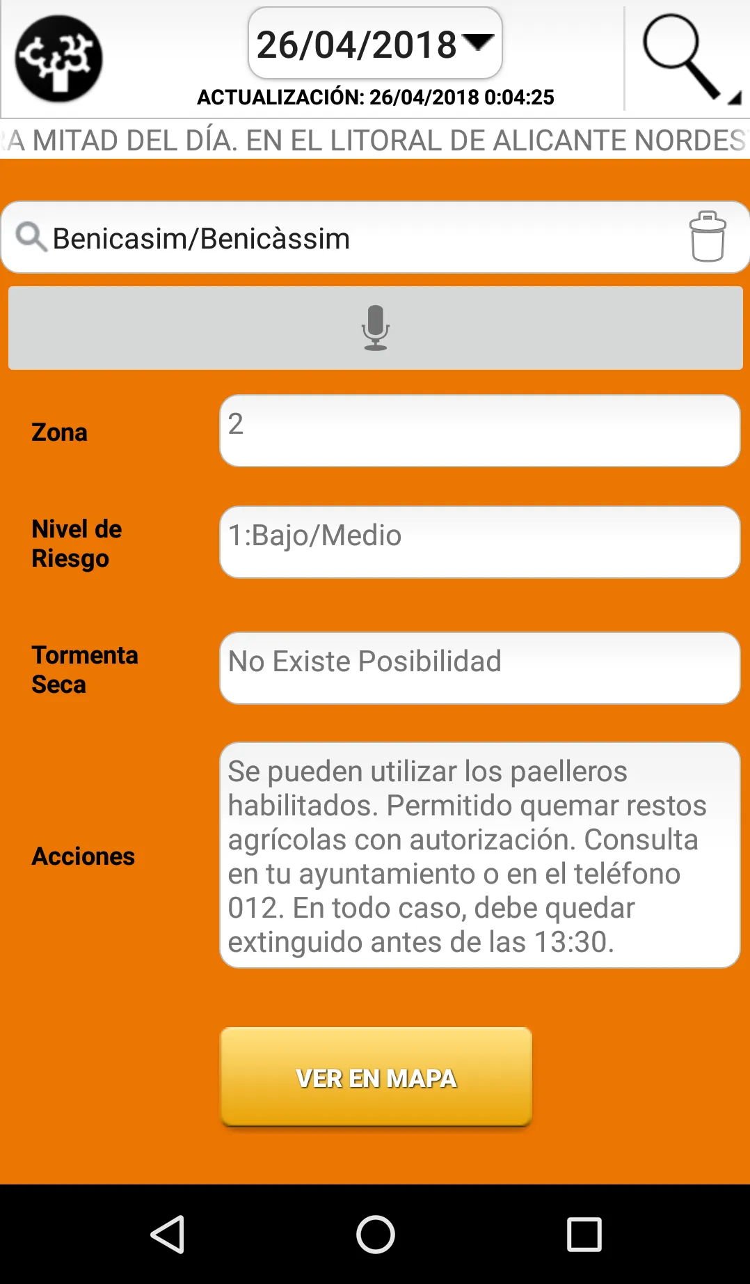 Preemergencia IF Comunitat Val | Indus Appstore | Screenshot