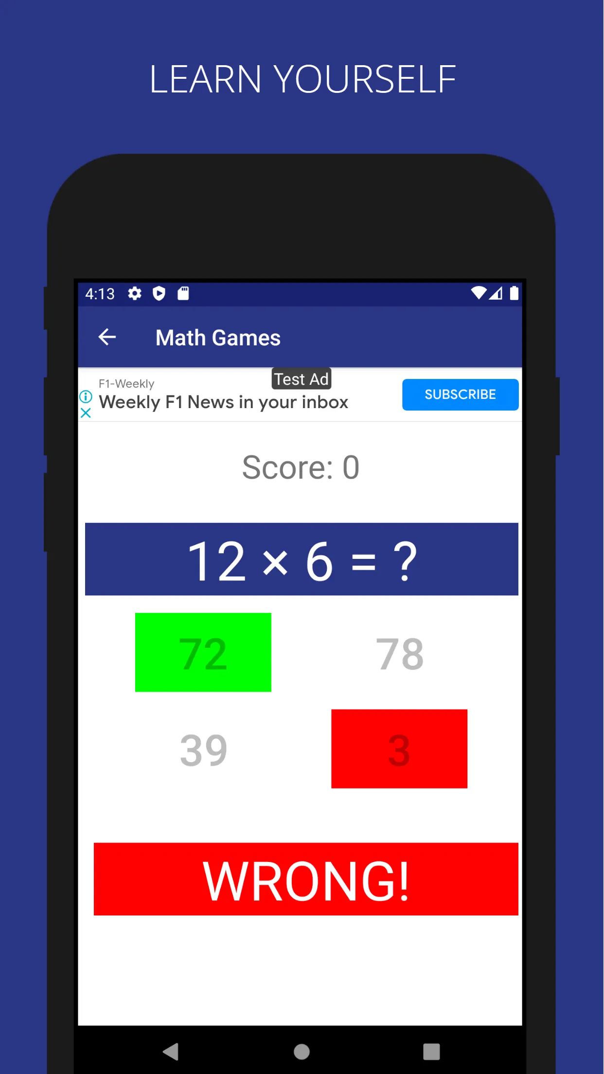 Math Games | Indus Appstore | Screenshot