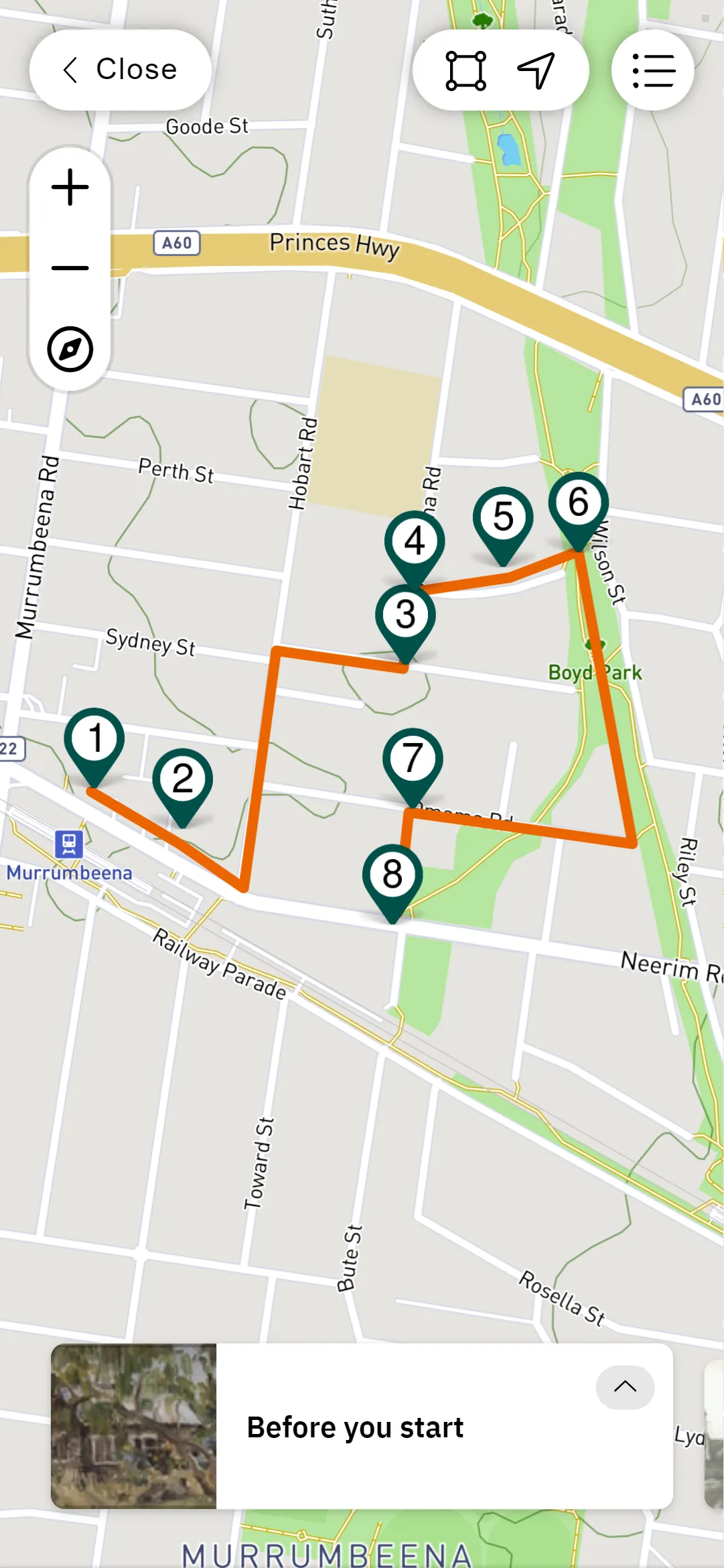 Glen Eira Walking Tours | Indus Appstore | Screenshot