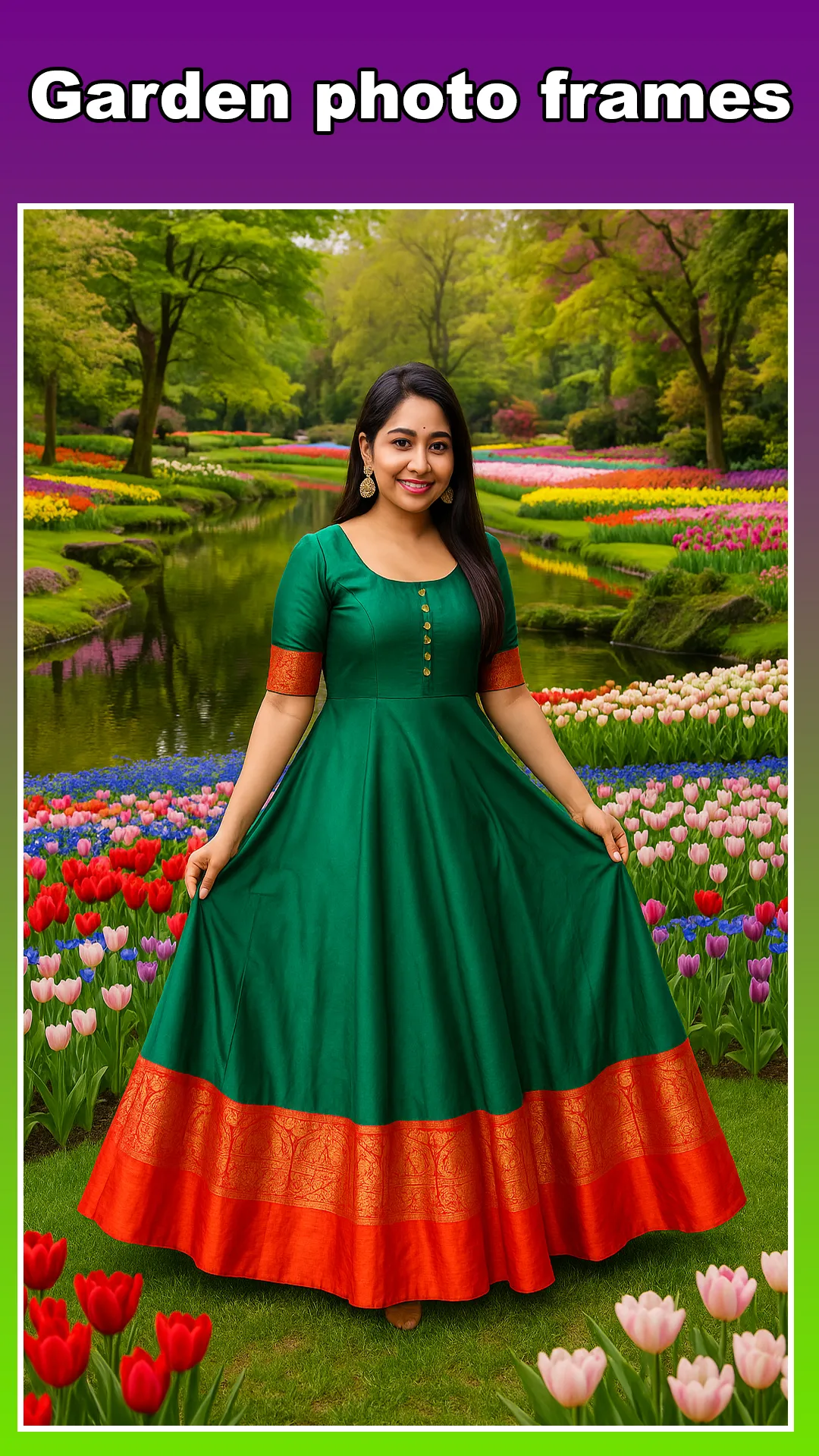Garden photo frames / Editor | Indus Appstore | Screenshot