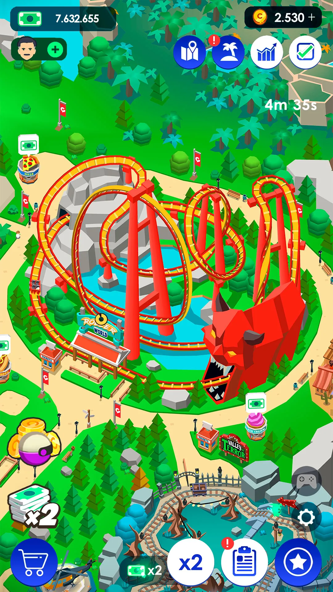 Idle Theme Park Tycoon | Indus Appstore | Screenshot
