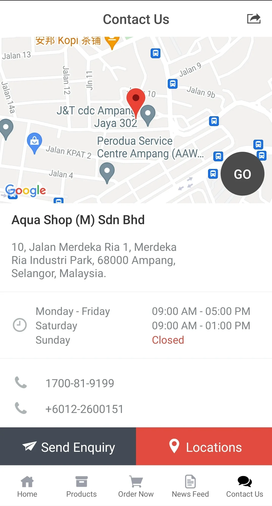 Aqua Shop (M) Sdn Bhd | Indus Appstore | Screenshot