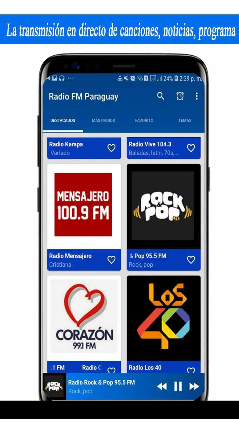 Radios de Paraguay | Indus Appstore | Screenshot