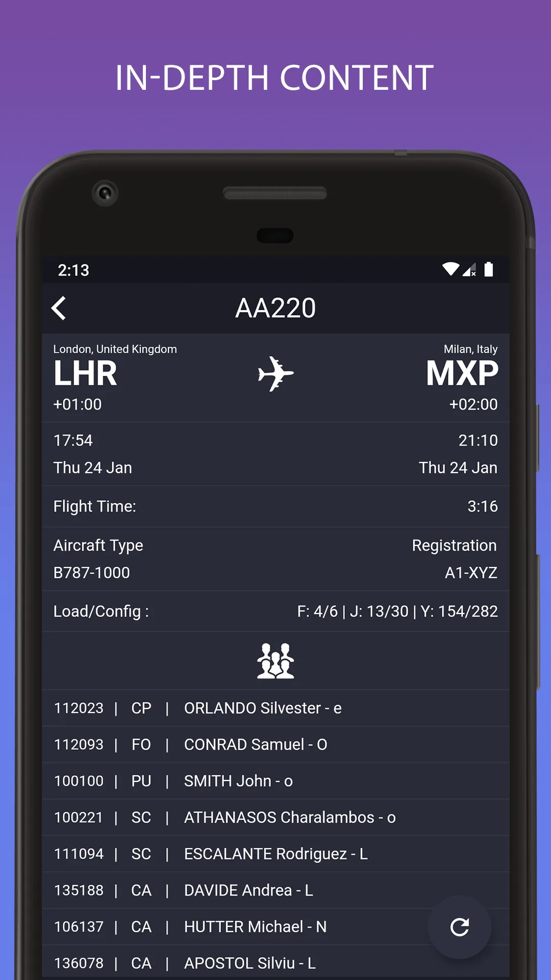 SkyCrew - Airline Roster | Indus Appstore | Screenshot