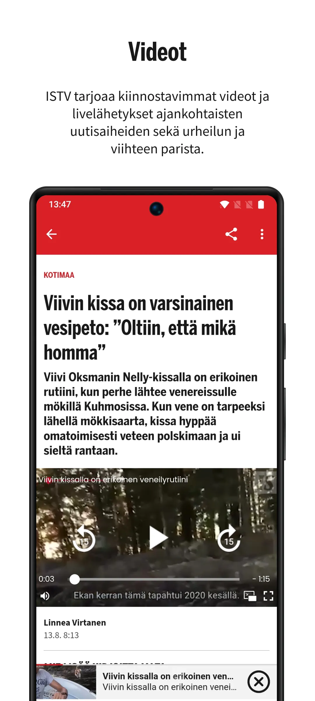 IS – Ilta-Sanomat | Indus Appstore | Screenshot