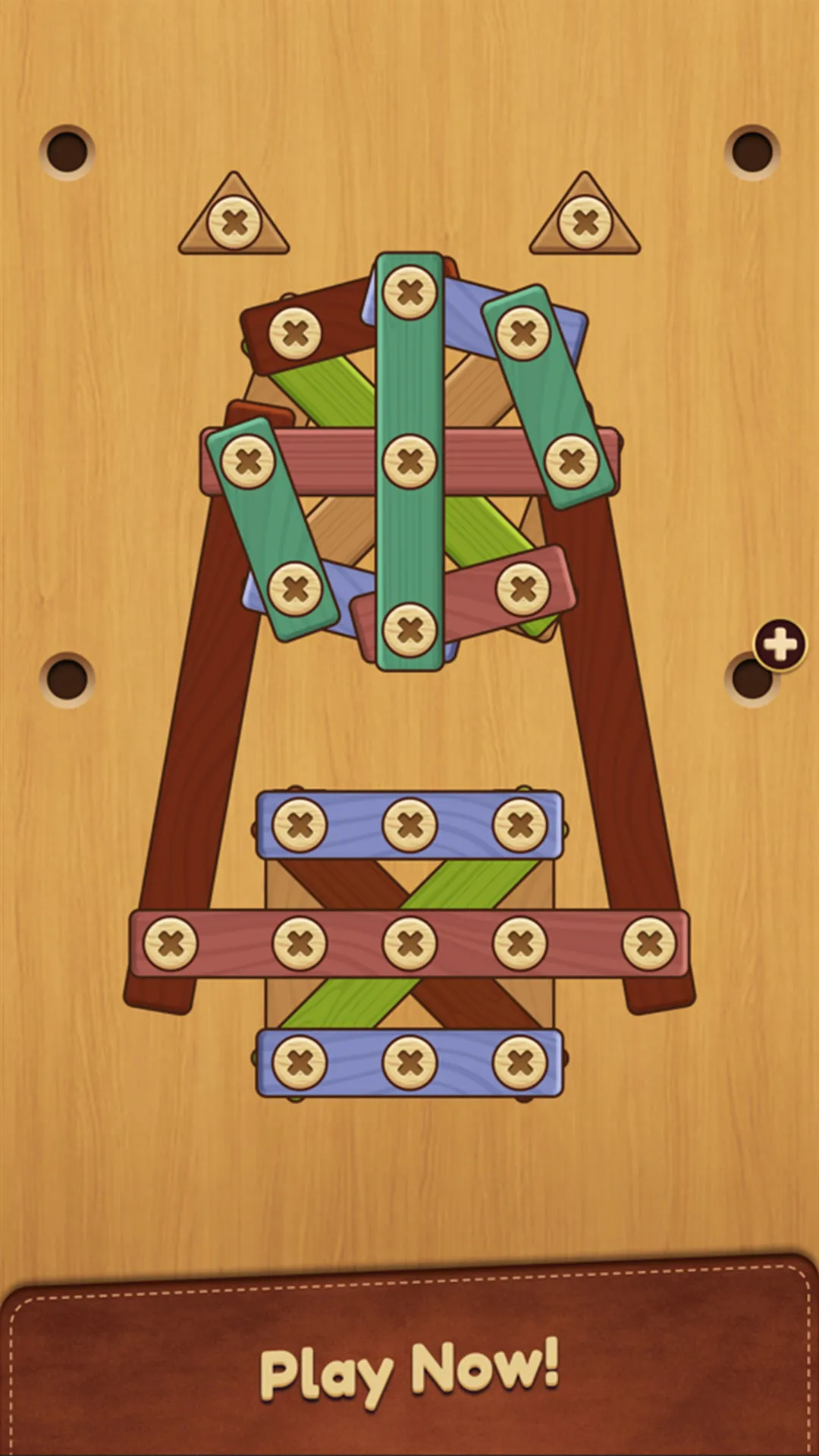 Nuts & Bolts Wood Puzzle | Indus Appstore | Screenshot