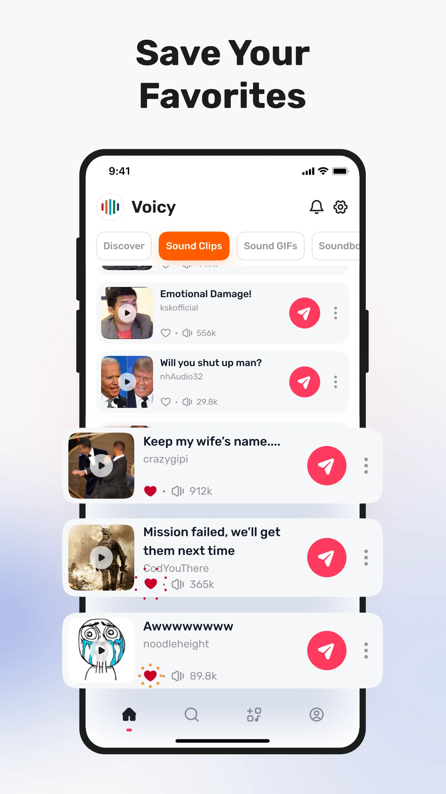 Voicy: Meme Soundboard & SFX | Indus Appstore | Screenshot