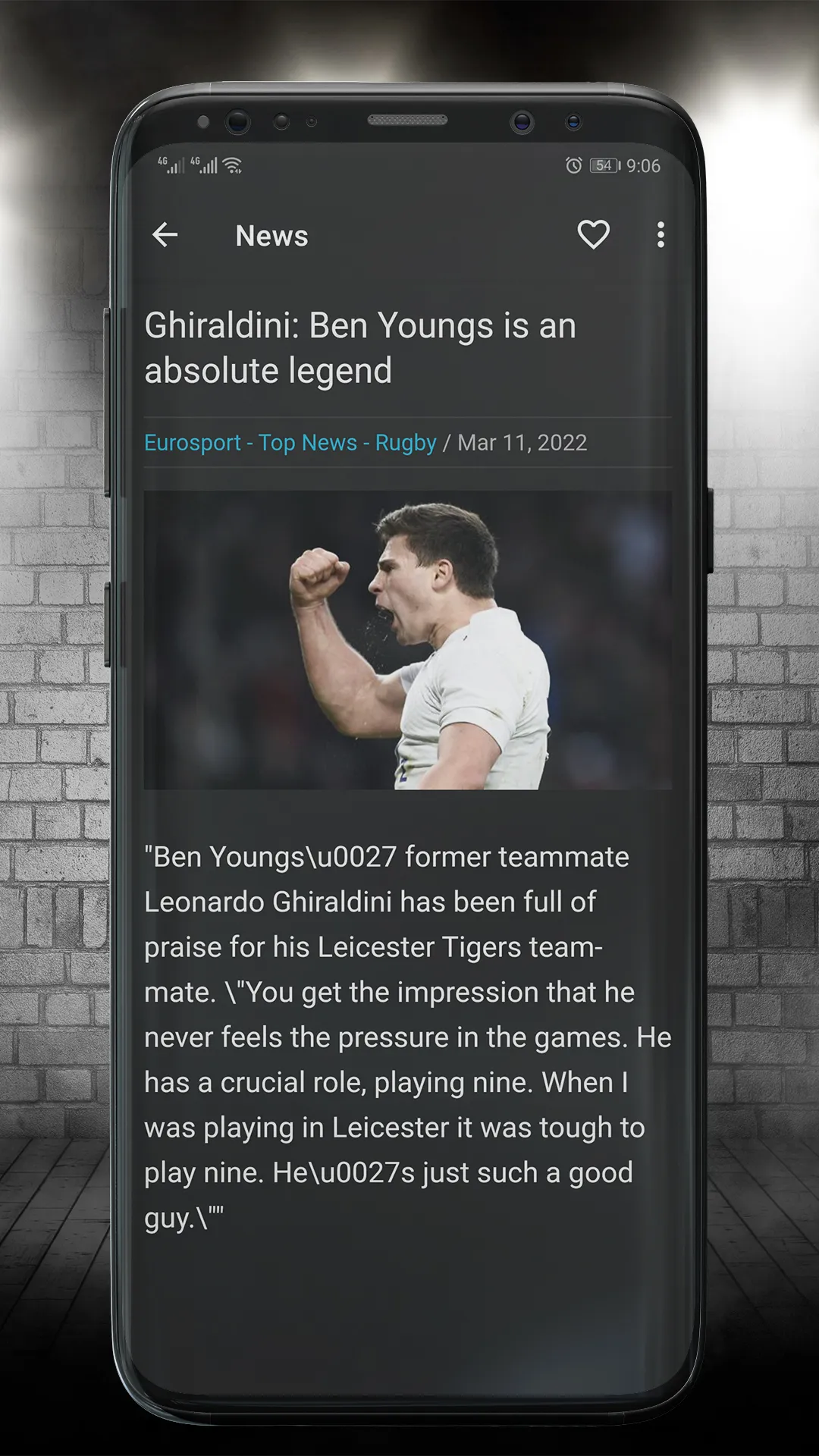 Rugby News Magazine | Indus Appstore | Screenshot