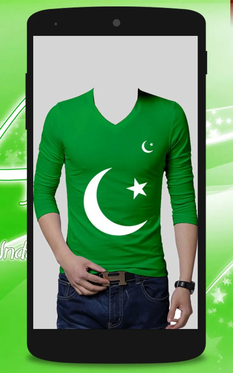 Pak Flag Shirt Photo Editor | Indus Appstore | Screenshot