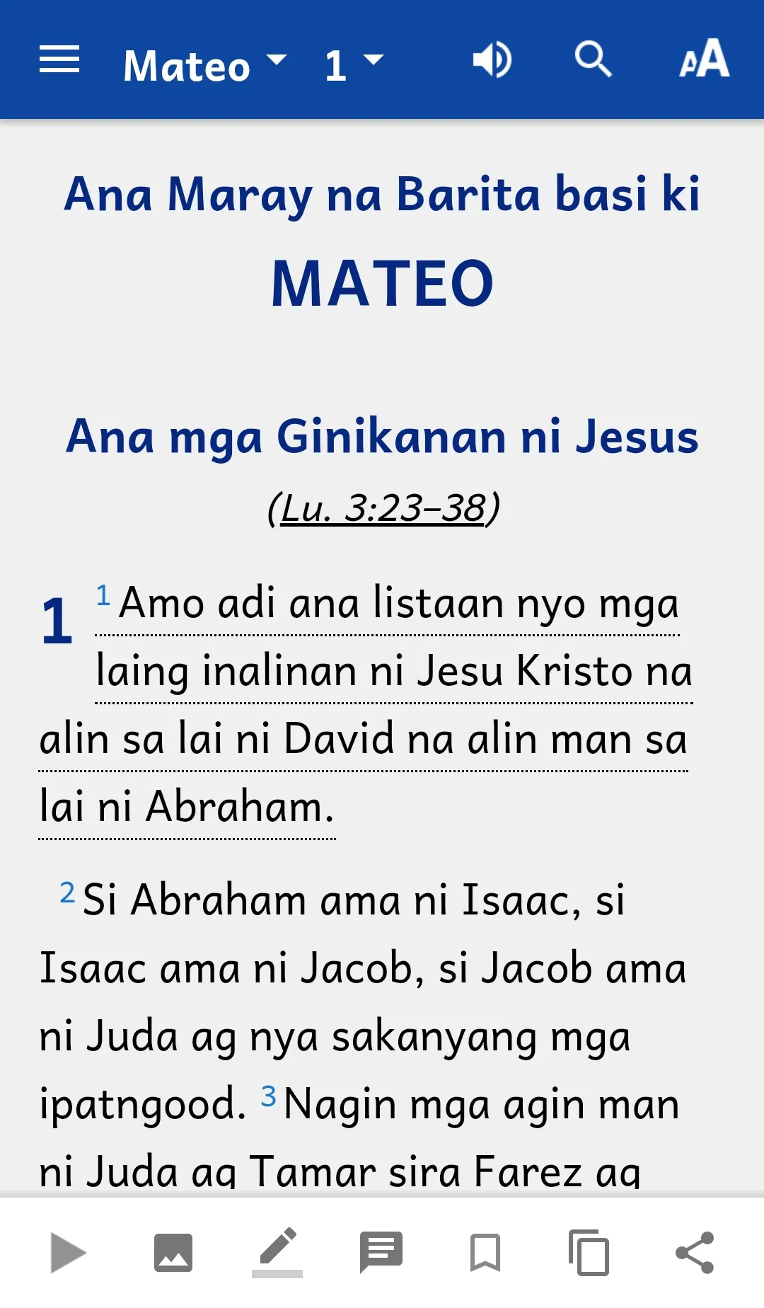 Bikol Buhi'non Bible | Indus Appstore | Screenshot