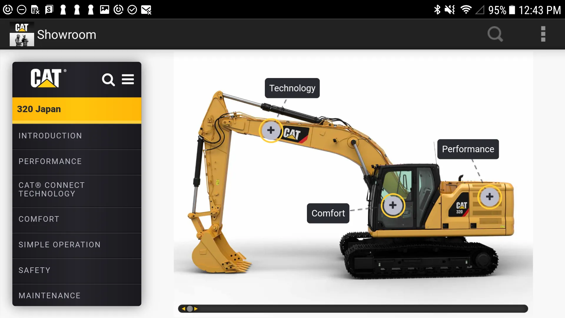 Cat® Virtual Showroom | Indus Appstore | Screenshot