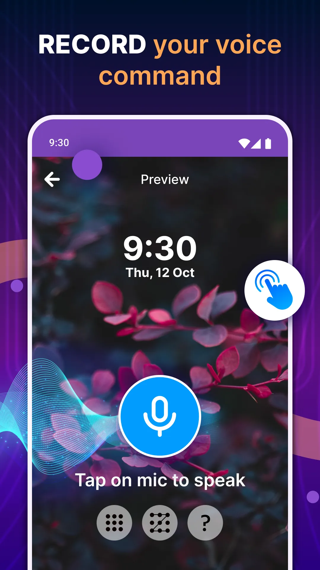 Voice Screen Lock | Indus Appstore | Screenshot