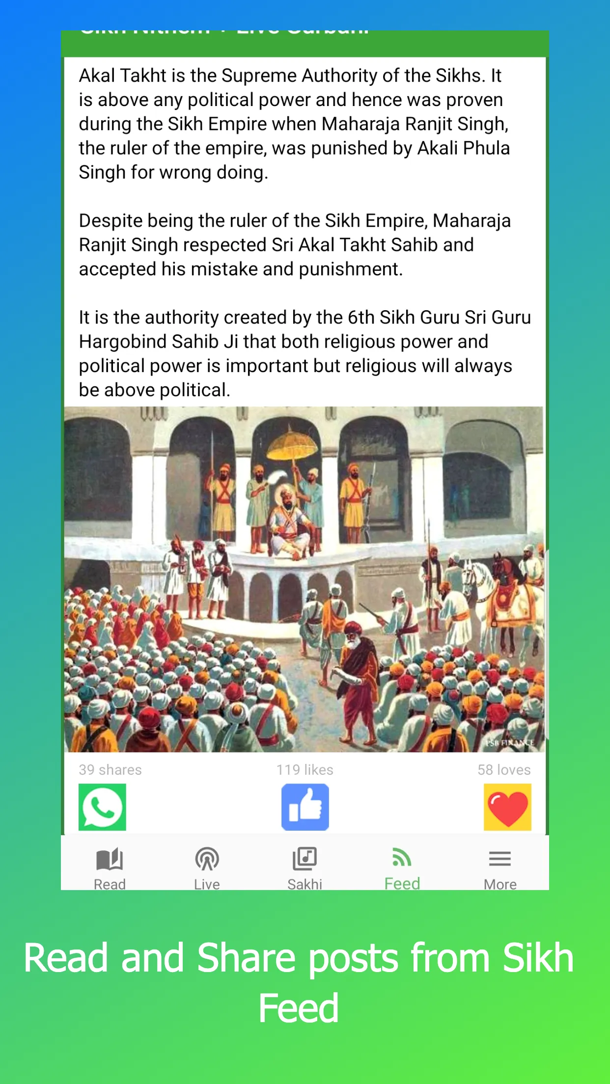 Sikh Nitnem + Live Gurbani | Indus Appstore | Screenshot