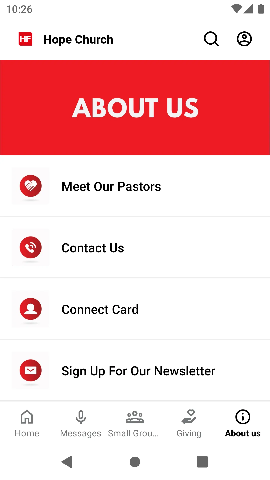 Hope Family Church | Indus Appstore | Screenshot