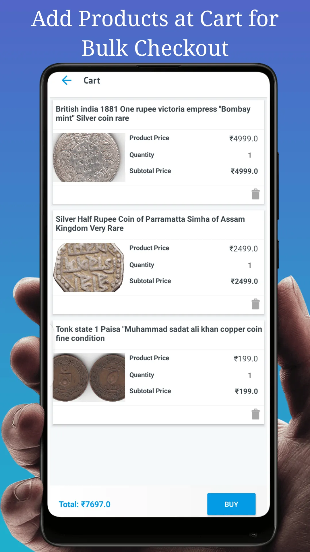 Coinbazzar Buy Numismatic Item | Indus Appstore | Screenshot