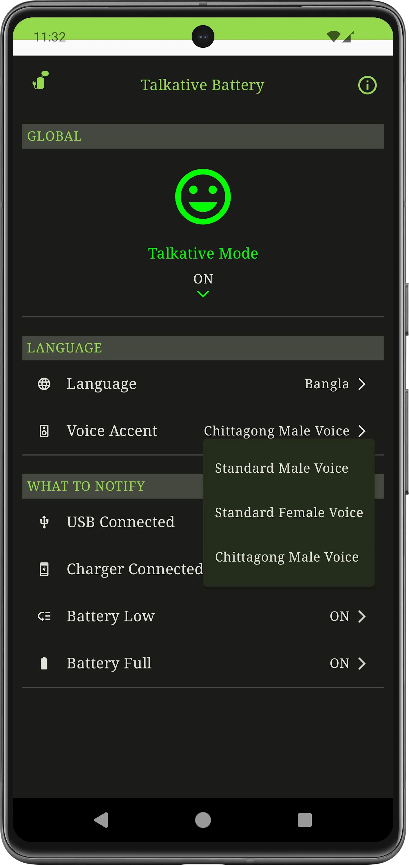 Talkative Battery | Indus Appstore | Screenshot