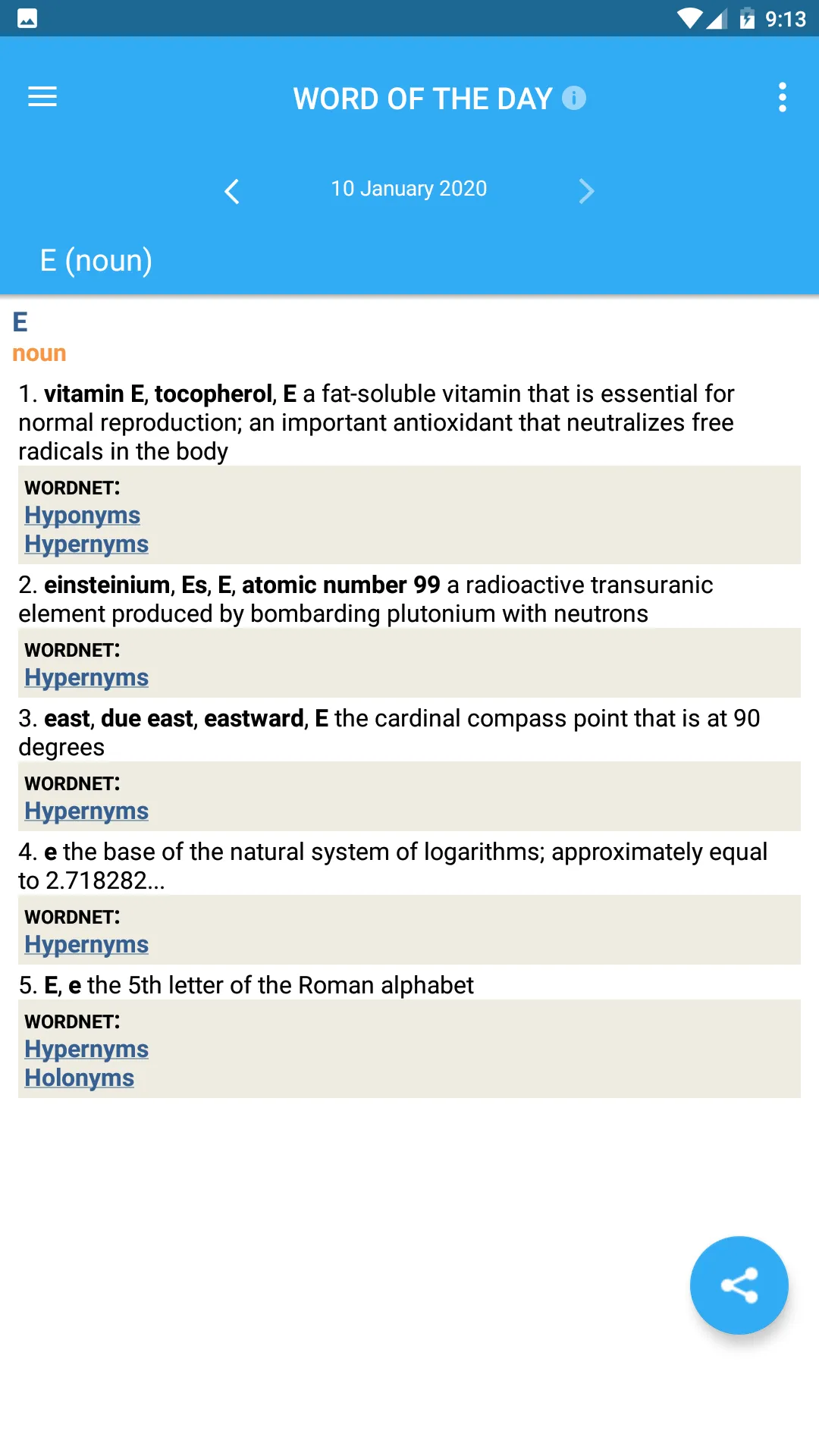 English Dictionary & Thesaurus | Indus Appstore | Screenshot