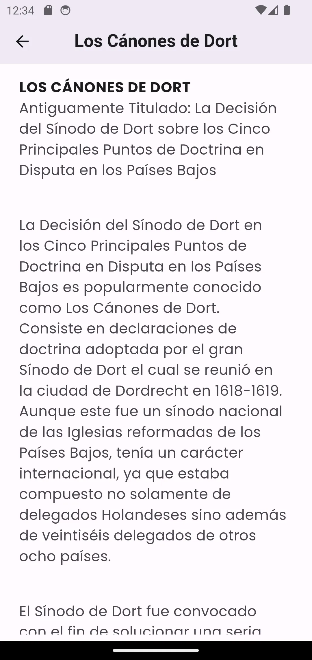 La Confesión de Westminster | Indus Appstore | Screenshot