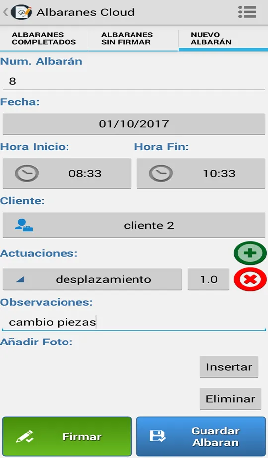 Gestión de Albaranes Cloud | Indus Appstore | Screenshot