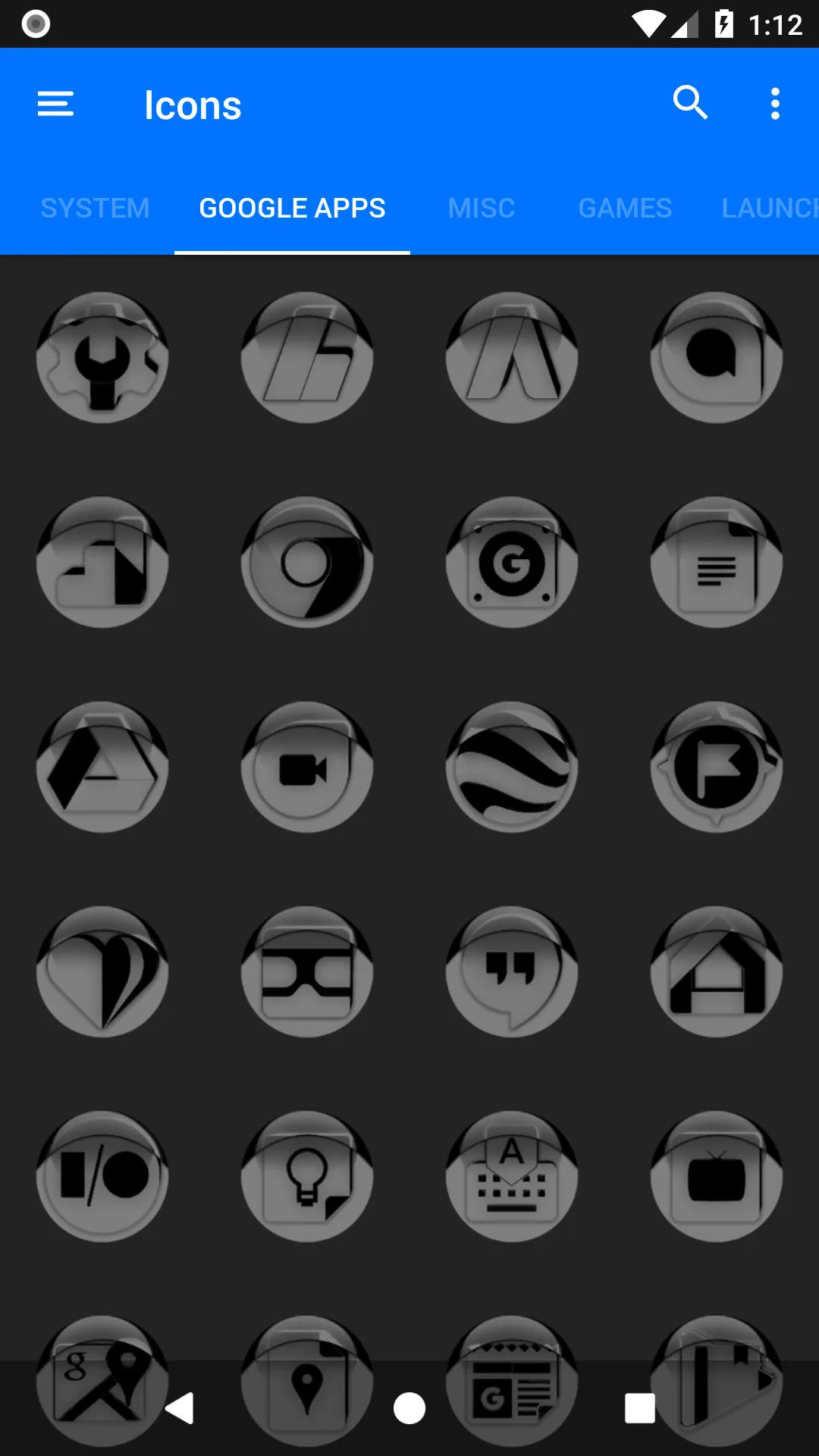 Grey Icon Pack Style 1 | Indus Appstore | Screenshot