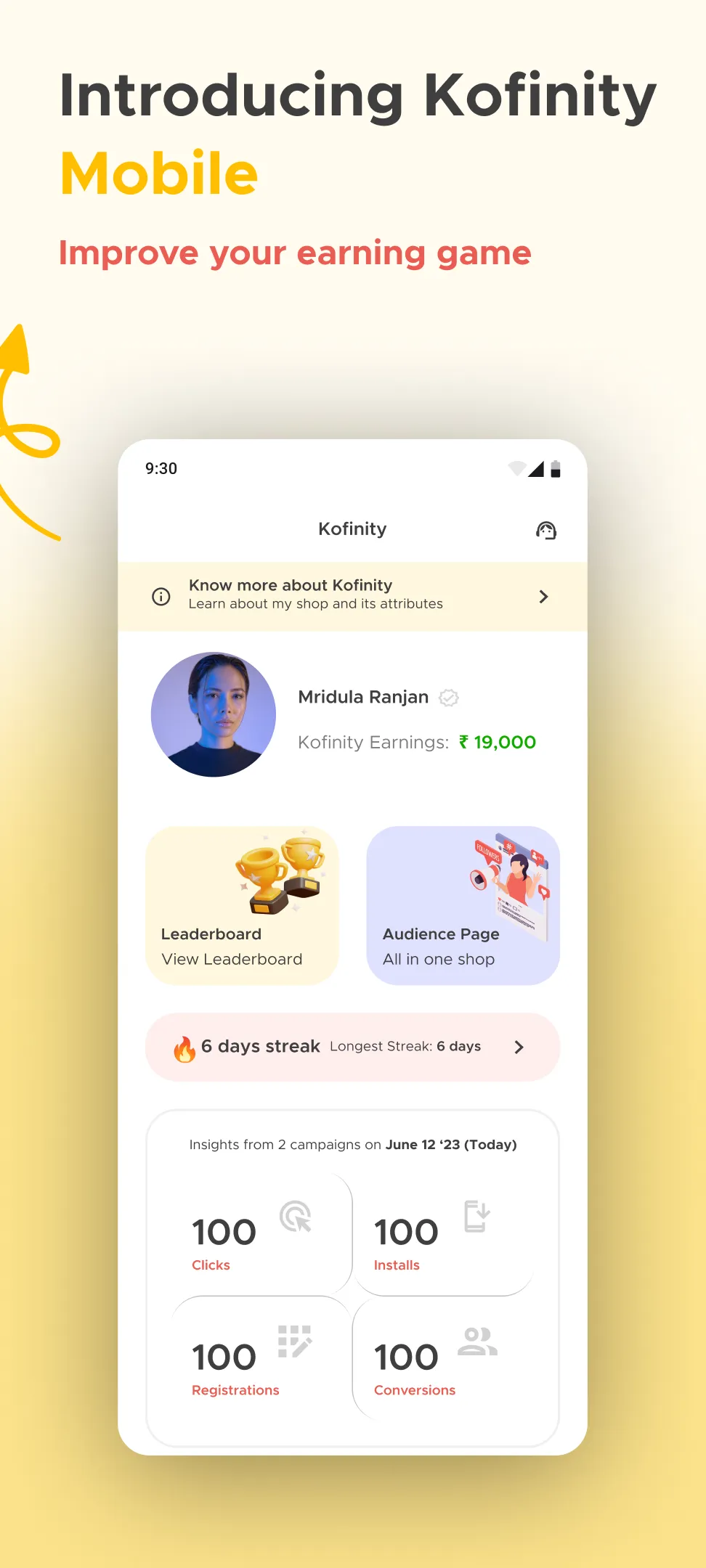 Kofluence Influencer Platform | Indus Appstore | Screenshot