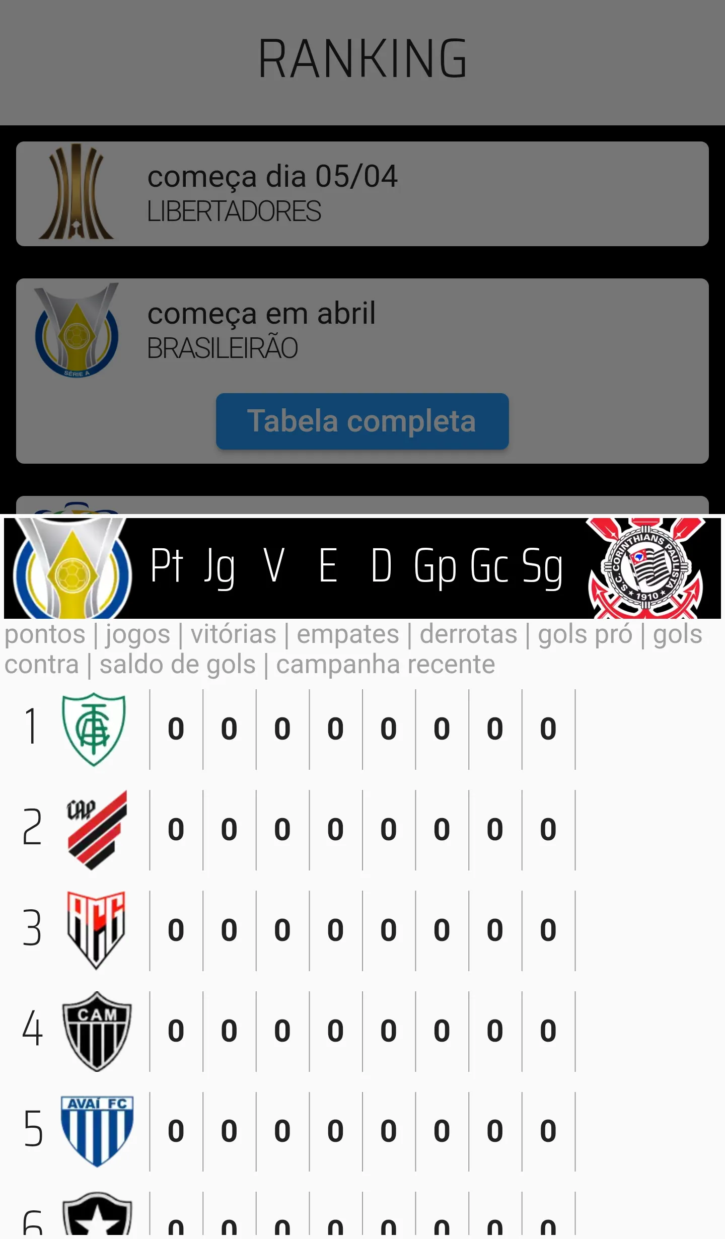 Agenda do Timão | Indus Appstore | Screenshot