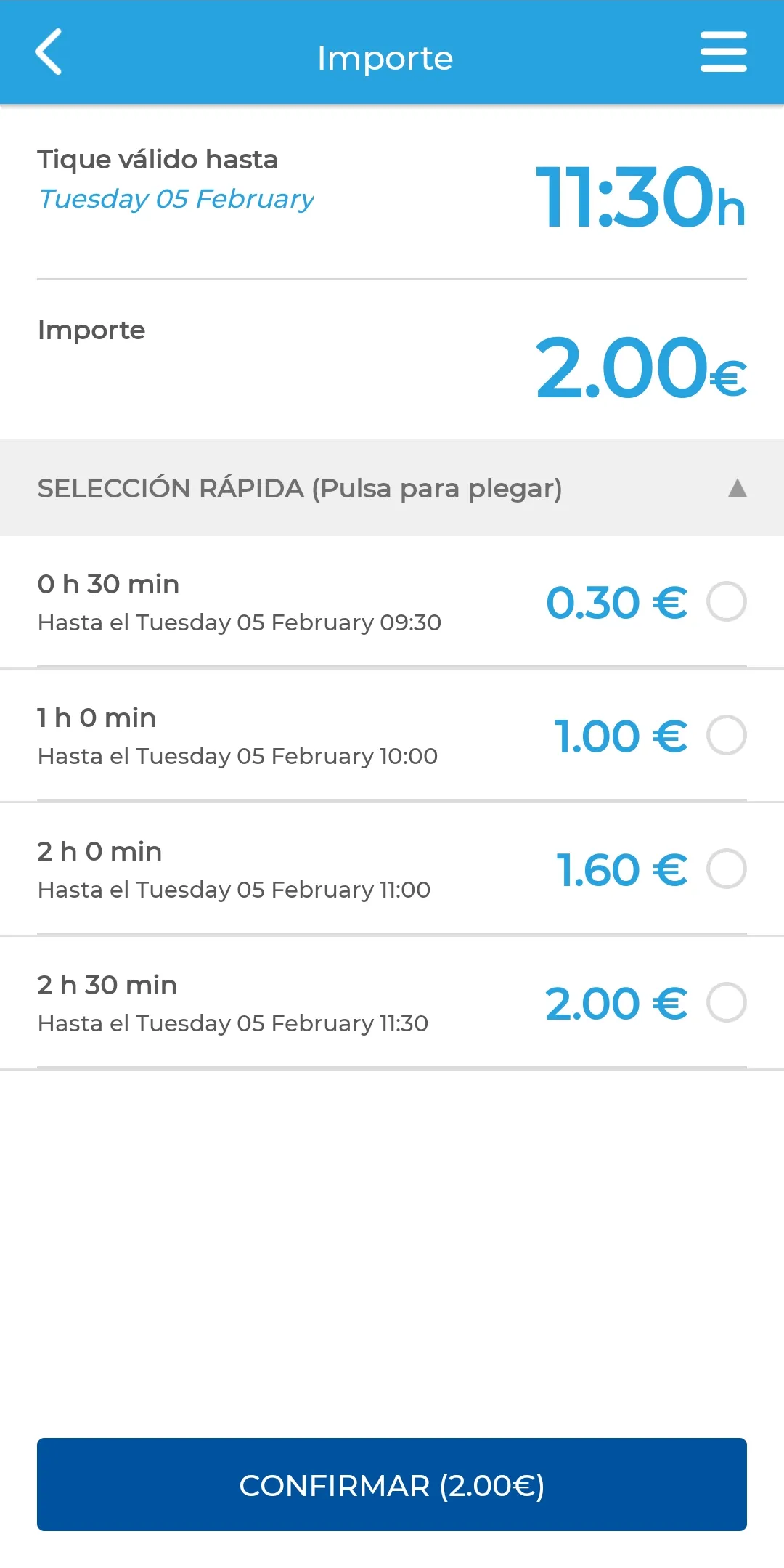 Aparcamientos Málaga SMASSA | Indus Appstore | Screenshot